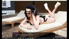 Redare Surpriză pentru fiica vitregă: Ejac direct de la penisul meu în jocul Milfy City Partea 3