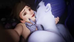 Play Widowmaker and Tracer SFM Hentai Orgy