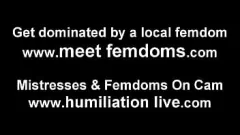 Abspielen Rough BDSM Session: BBW Göttin verwandelt Sie in ihren Sexsklaven in Dessous Pov