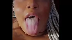 تشغيل Ebony Milf Blackvelvet's Pussy و Huicy Clait-up